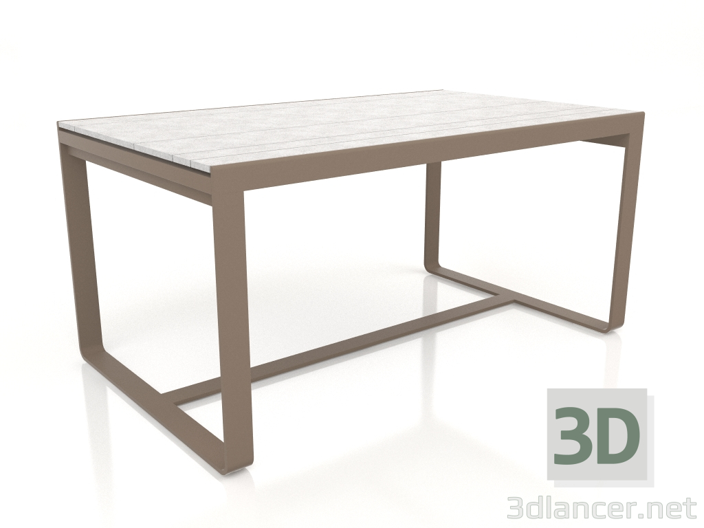 3D modeli Yemek masası 150 (DEKTON Kreta, Bronz) - önizleme