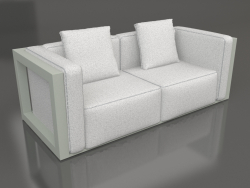 2-seater sofa (Cement gray)