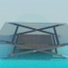3d model Glass table - preview
