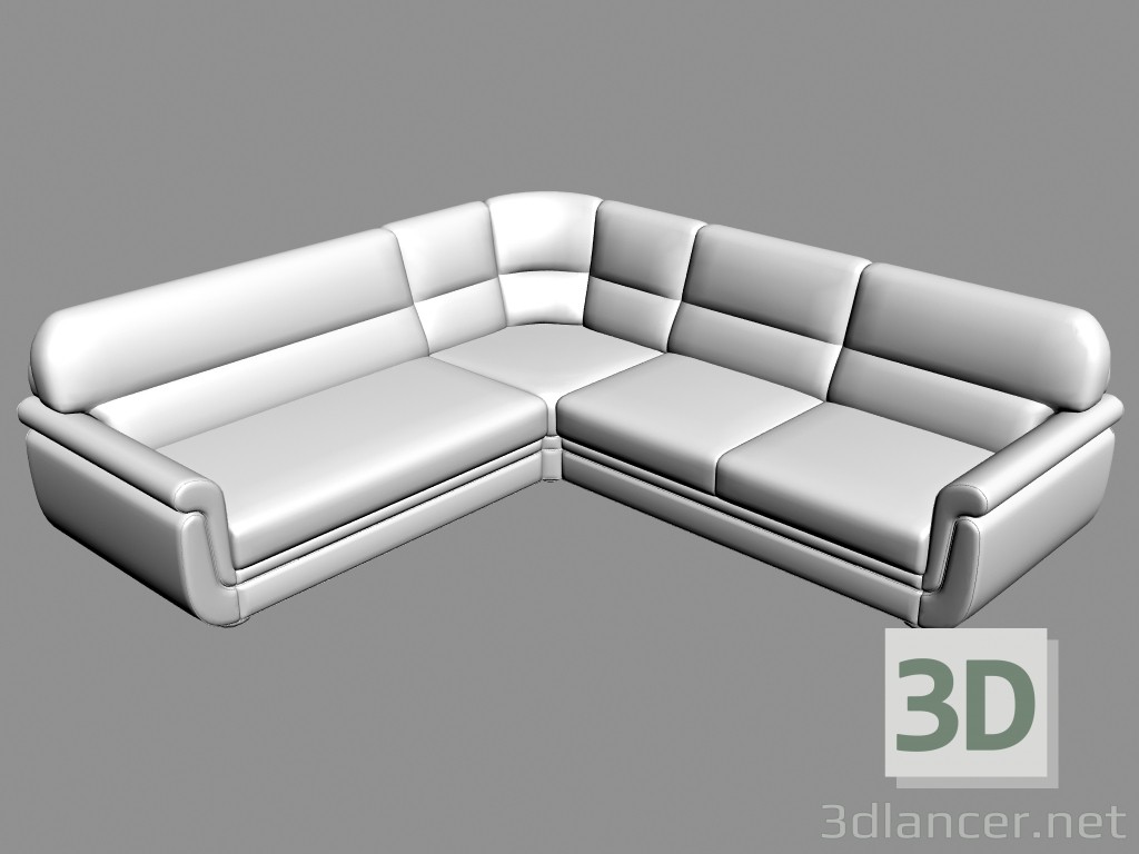 modello 3D Angolo divano Variante Ortey 2 - anteprima