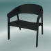 3d model Funda de silla de salón (negro) - vista previa