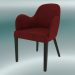 3d model Emily Half Chair (Rojo) - vista previa