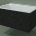 3d model Wall-mounted washbasin (02R142302, Nero Assoluto M03, L 72, P 48, H 36 cm) - preview