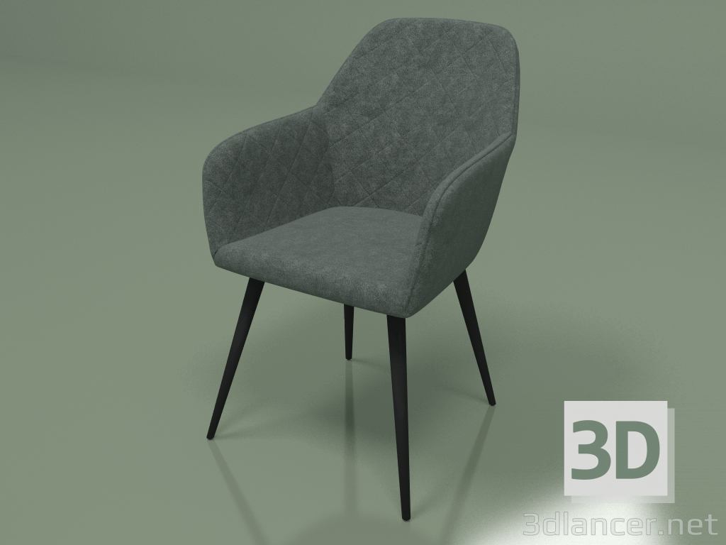 3D modeli Sandalye Antiba (yeşil) - önizleme
