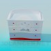 3d model Chest of drawers for a newborn - preview