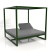 3d model Raised couch Contract (Bottle green) - preview