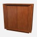 3d model Wooden chest of drawers without handles art deco Hodges - preview