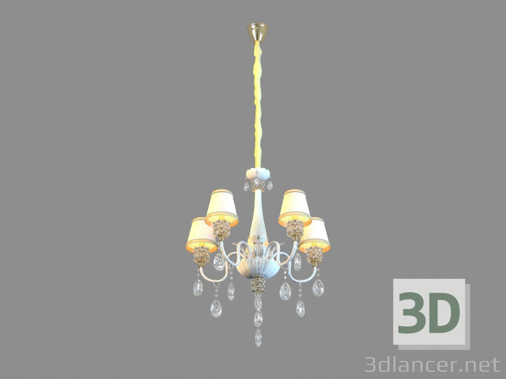 Modelo 3d Chandelier A8330LM-5GO - preview