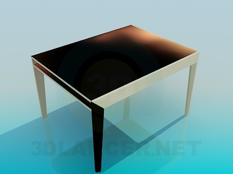 3d model The table in the dining room - preview