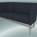 3d model Double sofa Mayor (AJ6, H 82cm, 62x138cm, White oiled oak, Divina - 793) - preview