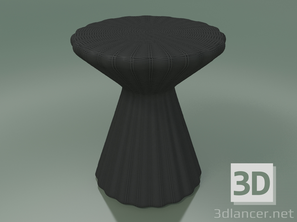 3 डी मॉडल साइड टेबल, ओटोमन (बोला 12, ग्रे) - पूर्वावलोकन