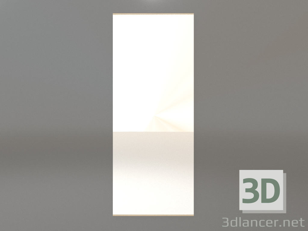 3d модель Зеркало ZL 01 (600х1500, wood white) – превью