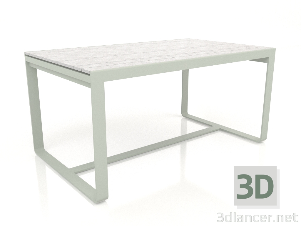 3D modeli Yemek masası 150 (DEKTON Kreta, Çimento grisi) - önizleme