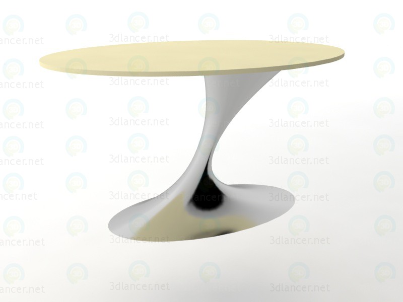 3d model restaurant table - preview