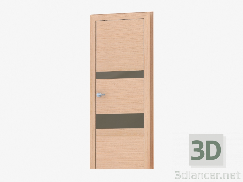 3d model Puerta de interroom (31.31 bronza plata) - vista previa