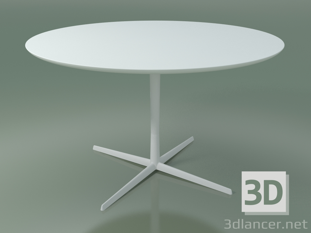 3d model Round table 0765 (H 74 - D 120 cm, M02, V12) - preview