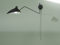 Настінний світильник Sconce Mouille 1 лампа 1 (чорний)