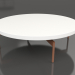 modèle 3D Table basse ronde Ø120 (Blanc, DEKTON Zenith) - preview