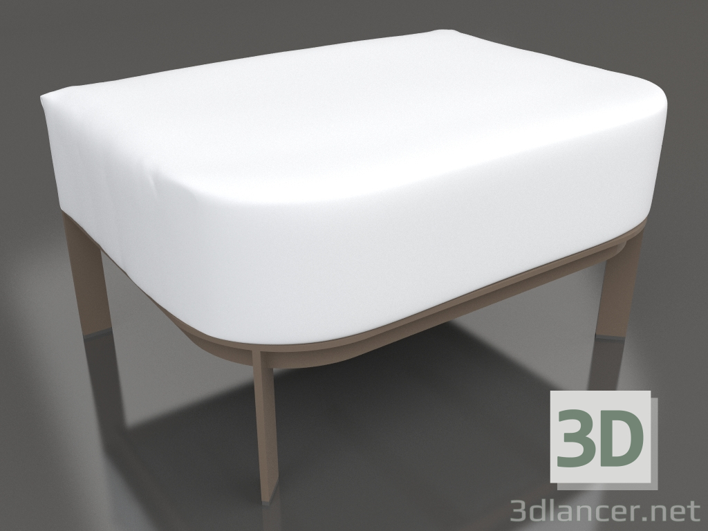 3D Modell Pouf für einen Stuhl (Bronze) - Vorschau