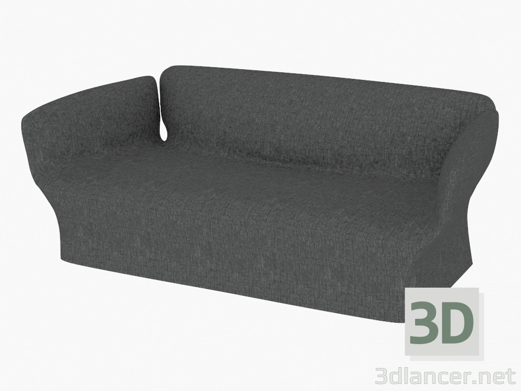 3 डी मॉडल डबल सोफे बिस्तर - पूर्वावलोकन