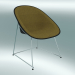 modèle 3D Fauteuil CUP fauteuil (1950-12, chrome, noir ABS) - preview