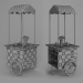3d Distribution trolley model buy - render
