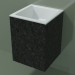 3d model Wall-mounted washbasin (02R113101, Nero Assoluto M03, L 36, P 36, H 48 cm) - preview