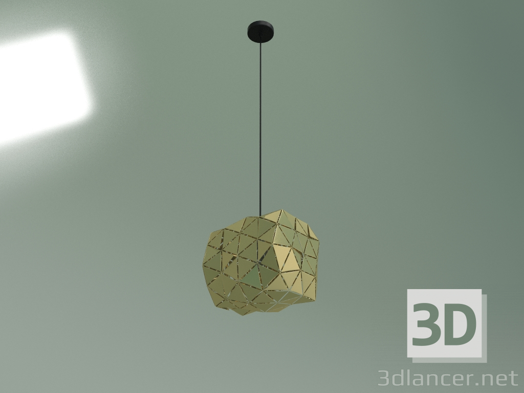 3d модель Підвісний світильник 50168-1 (золото) – превью