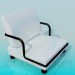 3d model Very low armchair - preview