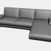 modello 3D Opzione divano Plimut 1 - anteprima