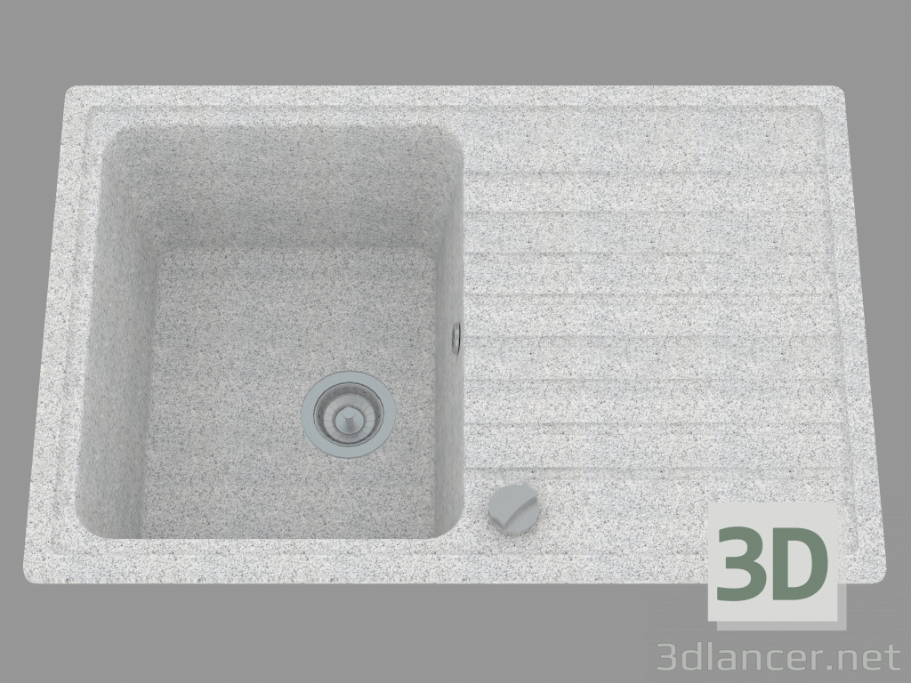 modèle 3D évier de cuisine Reflex (ZUX 711B) - preview
