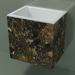 3D modeli Duvara monte lavabo (02R123101, Emperador M06, L 48, P 36, H 48 cm) - önizleme