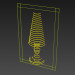 3d model Decorative wall luminaire - preview