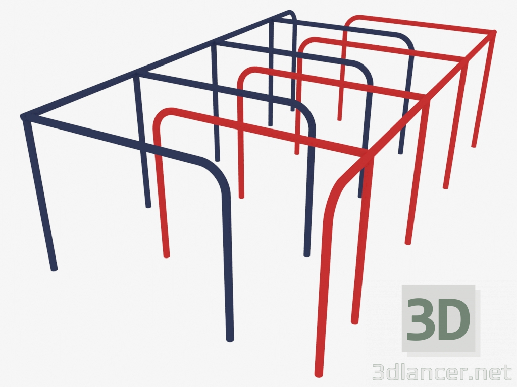 3D modeli Labirent barlar (7914) - önizleme