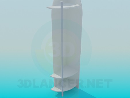 3d model The corner cupboard in the entrance hall - preview