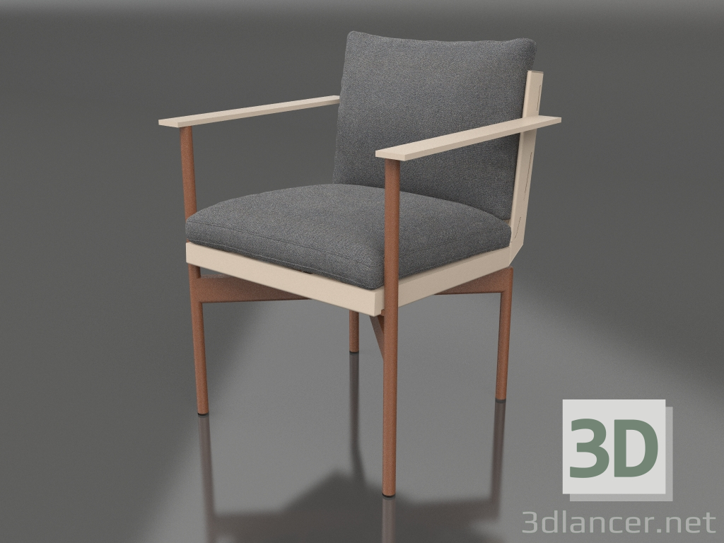 3d модель Кресло обеденное (Sand) – превью