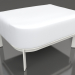 3D Modell Pouf für einen Stuhl (Achatgrau) - Vorschau