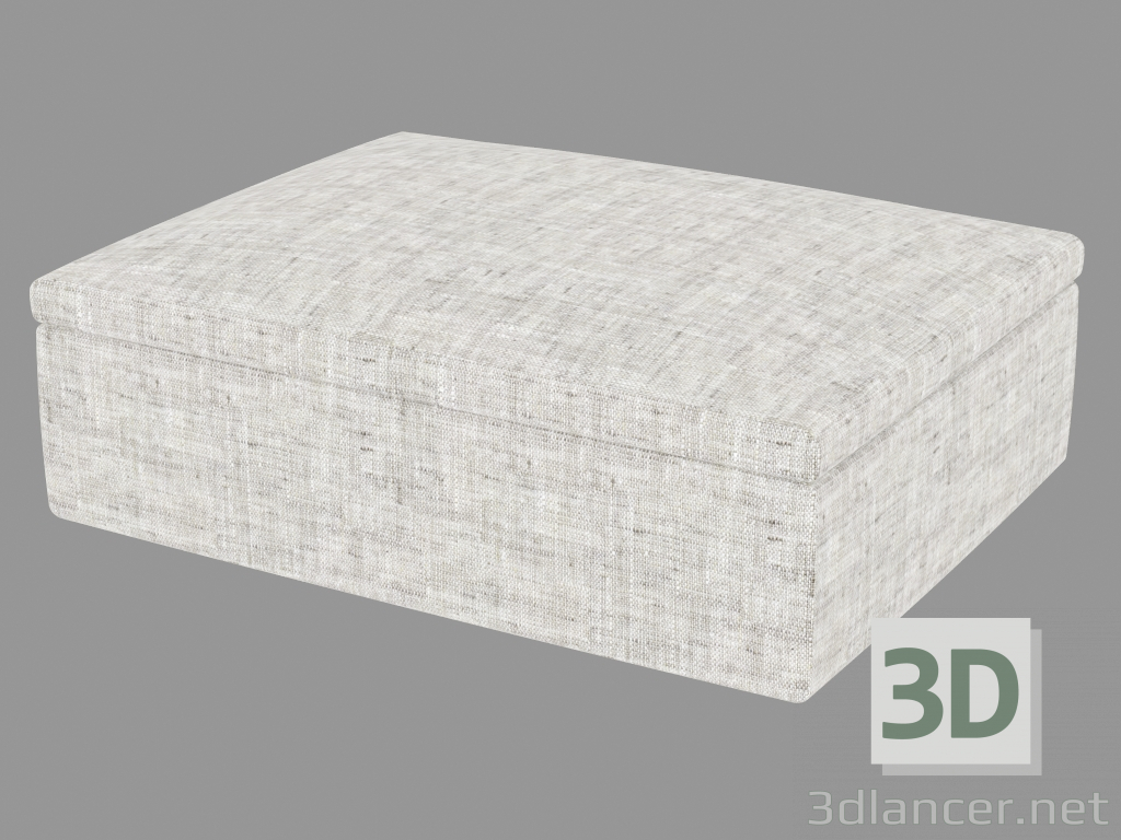 3d model Upholstered pouf - preview