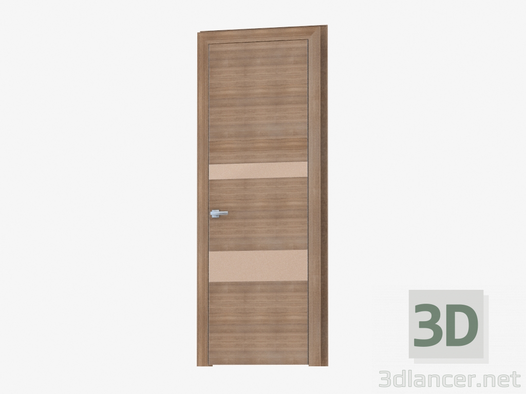 Modelo 3d Porta Interroom (38,31 prata bronza) - preview