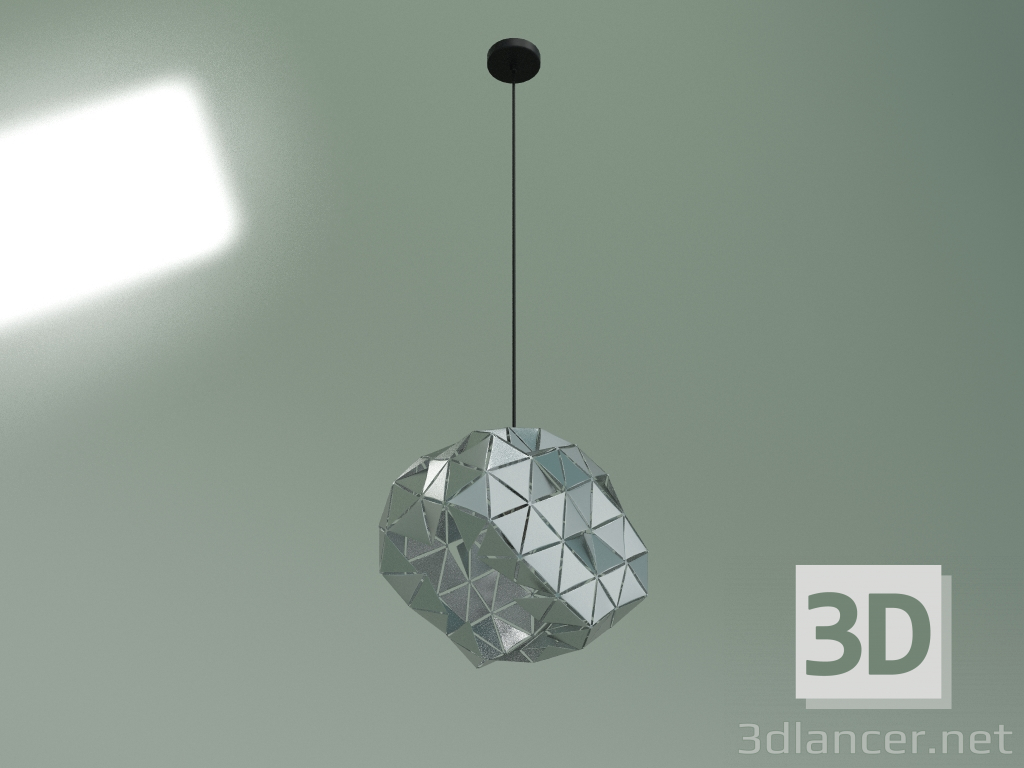 modello 3D Lampada a sospensione 50169-1 (cromo) - anteprima