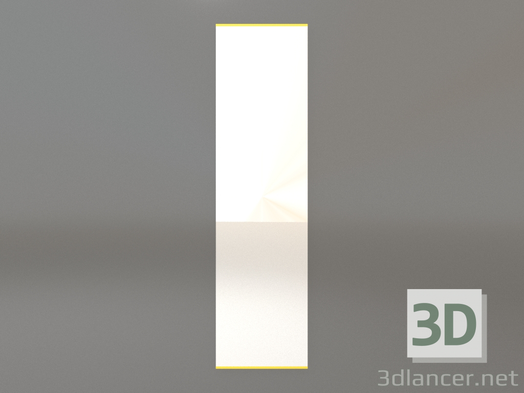 3d model Espejo ZL 01 (400х1500, amarillo luminoso) - vista previa