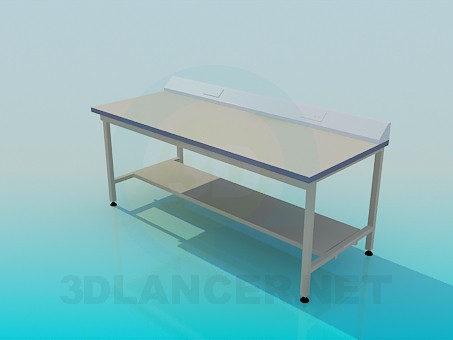 3D Modell Tisch für Geräte - Vorschau