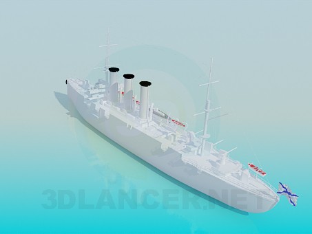 3d model Buque Aurora - vista previa