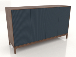 Mobile TV FARGO con frontali fresati 1600x500x950 mm (cobalto scuro, rovere tabacco, opzione 3)
