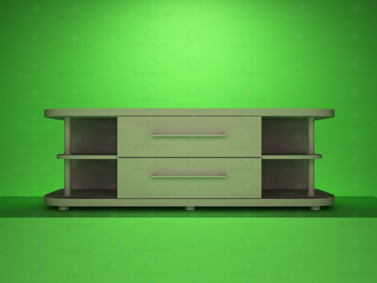 3d model TV stand 3 - preview