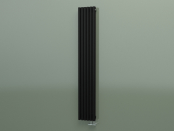 Radiador vertical RETTA (6 secciones 1800 mm 60x30, negro mate)