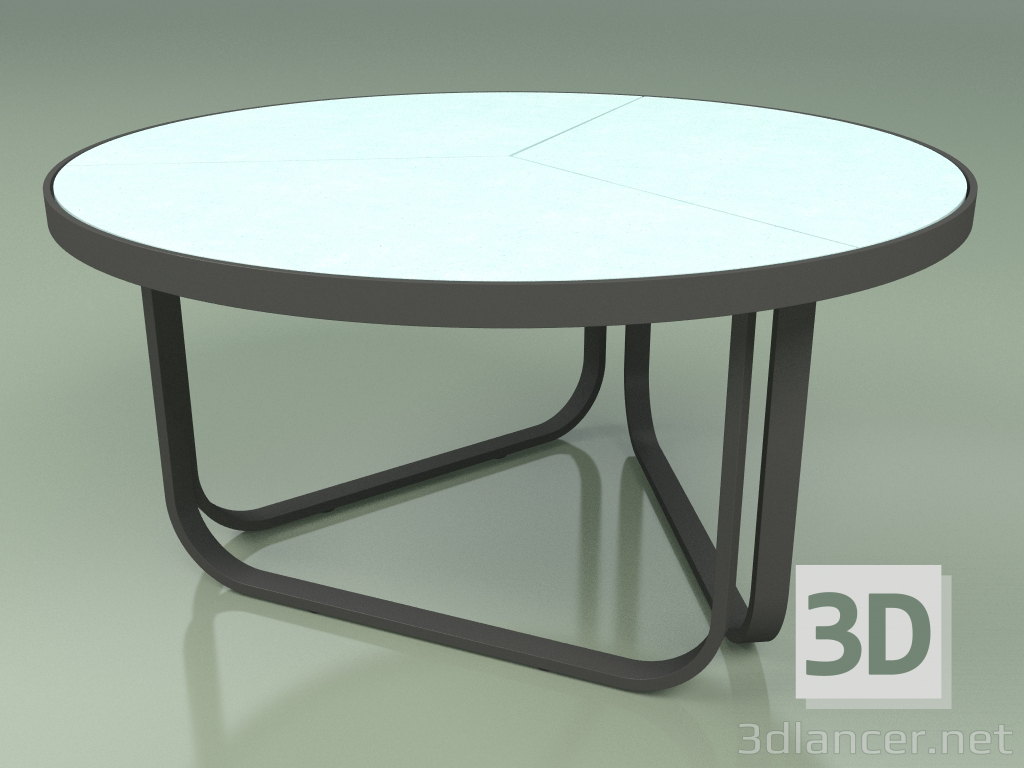 modello 3D Tavolino 009 (Metallo Fumo, Gres Smaltato Acqua) - anteprima