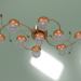 3d model Ceiling chandelier 4800-9 (red) - preview