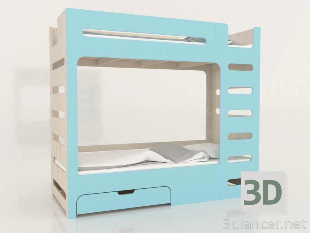 modèle 3D Lit superposé MOVE ER (UBMER2) - preview