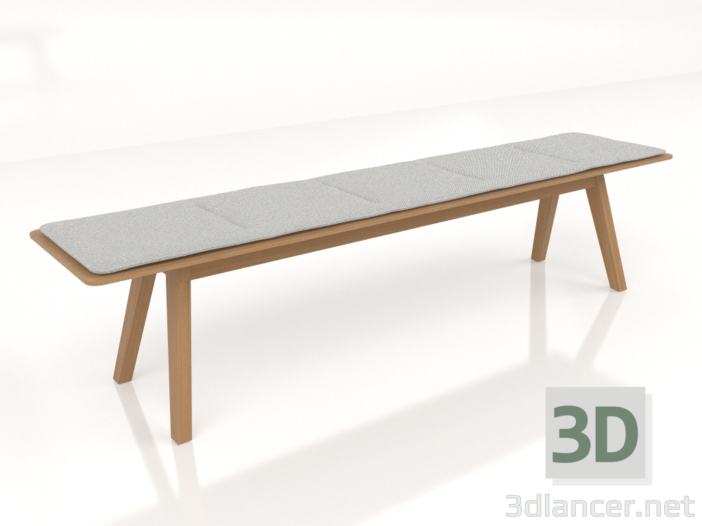 3d model Bench with pillow 200 - preview